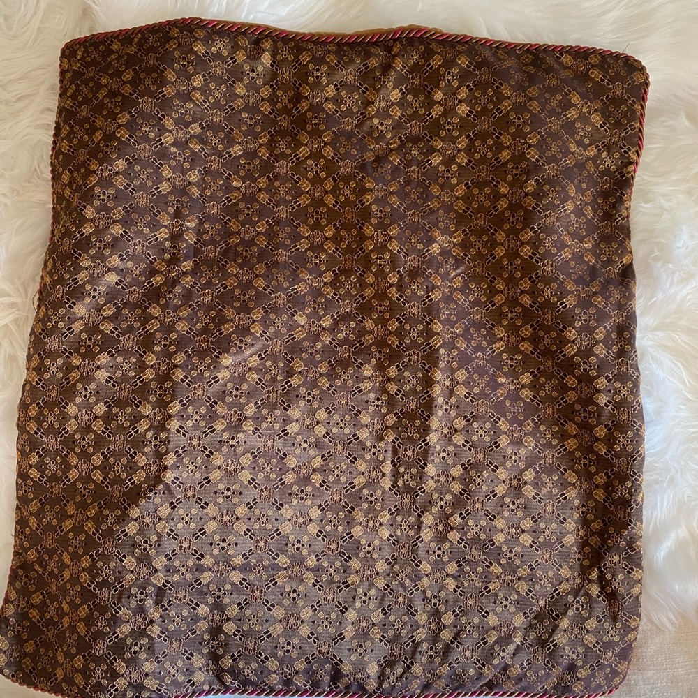 Croscill Galleria Red European pillow Shams 3 and  decorative pillow